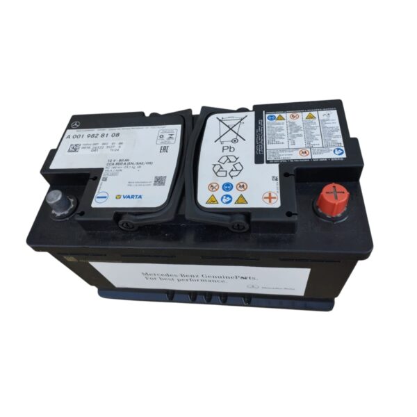 Mercedes Benz Varta OEM AGM 80 Battery